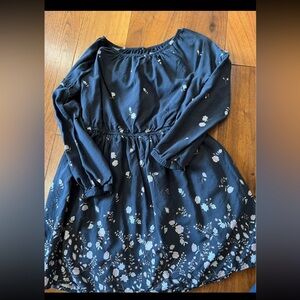 GAP Blue Casual Bishop Long Sleeve Dress - Size 6/7